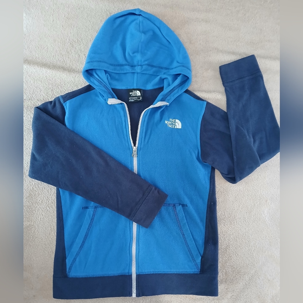 The North Face Blue and Black Athletic Hoodie